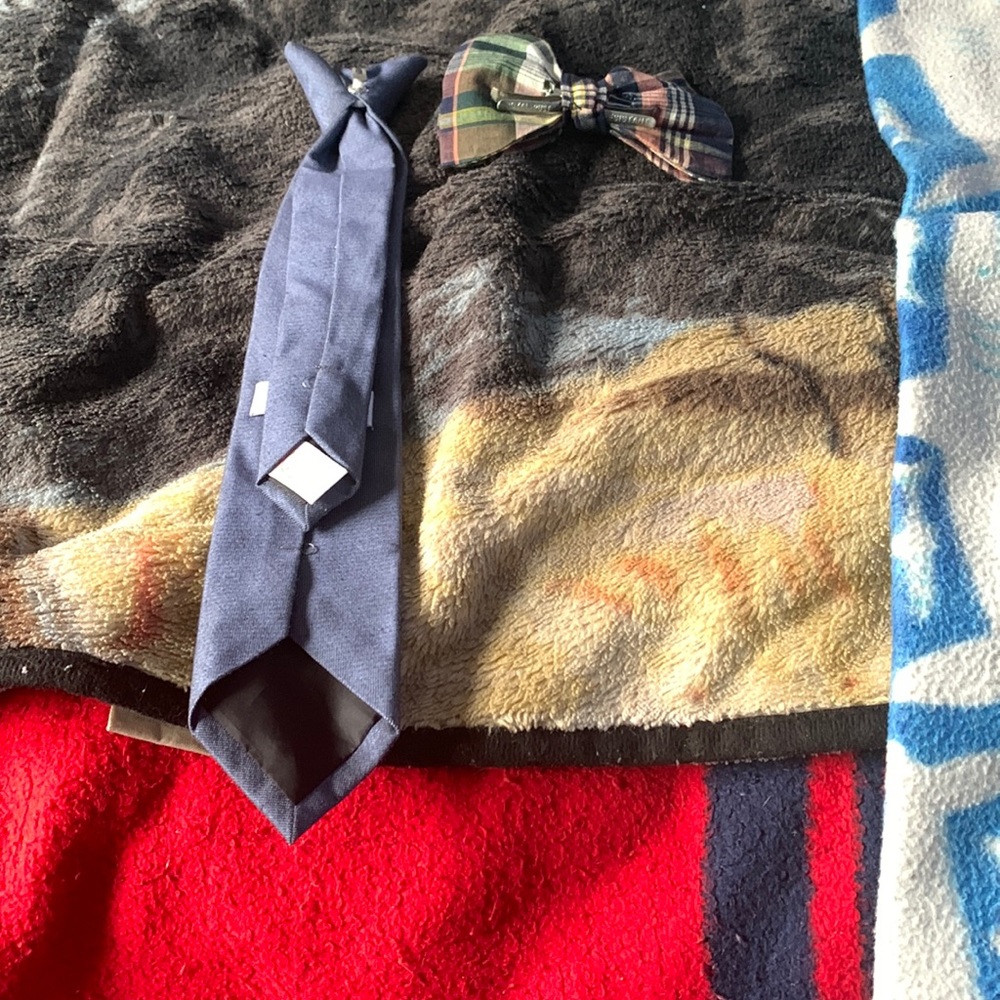 Bow tie & regular tie